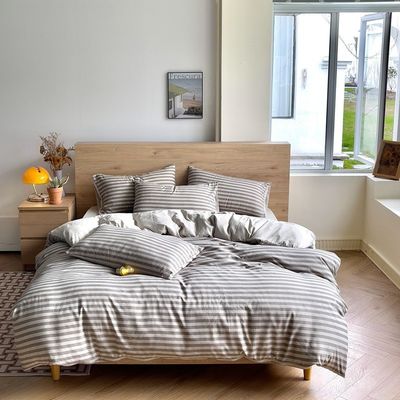 Retro-stijl schaakbord linnen dekbed bedden voor een chique en tijdloze look