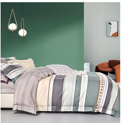6 kg katoenen luxe beddengoed Set 4pcs Drukplaten Dekbed Dekbed Kussenschuur Inbouwplaat