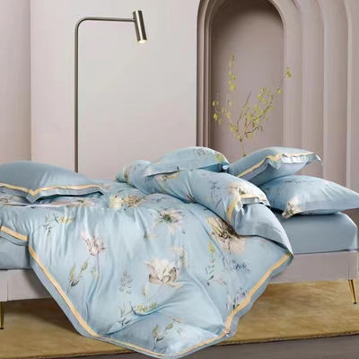 3-3.5 kg kwik dekbed dekbed katoenen lakens set beddengoed set vlamvertrager voor thuis SX001