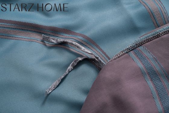 300TC Viscose Cotton Jacquard 4Pcs beddengoed sets voor een comfortabele slaap ervaring