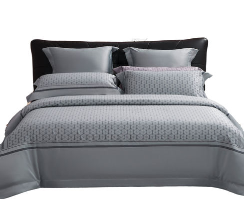Chic Solid Pattern 100% katoen 60S 300TC Jacquard platte lakens voor 2,2m 7 voet Bed