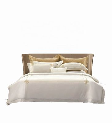Solid Pattern 200S Double Stranded Long Staple Cotton 4 Piece Bed Linen Set Een must-have