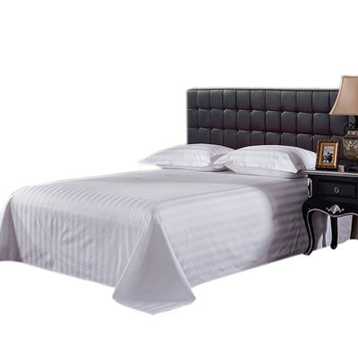 Stoffen Aantal 40 Populair Puur 100% Katoen Satin Bed Sheet Wit Geschikt Linnen Bed Linnen Sets
