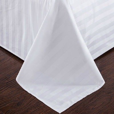 Stoffen Aantal 40 Populair Puur 100% Katoen Satin Bed Sheet Wit Geschikt Linnen Bed Linnen Sets
