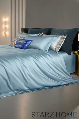 100% katoenen satin bedden sets Europese stijl 200S Double Stranded Long Staple