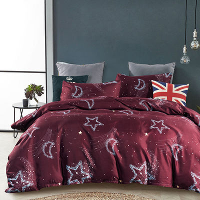 Constellation Printed Duvet Cover Kussenjas Bedden Set met Reactief Gedrukt Verf