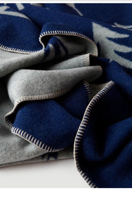 Gedrukt kasjmierwol gebreide jacquard-dekbed voor thuisreizen