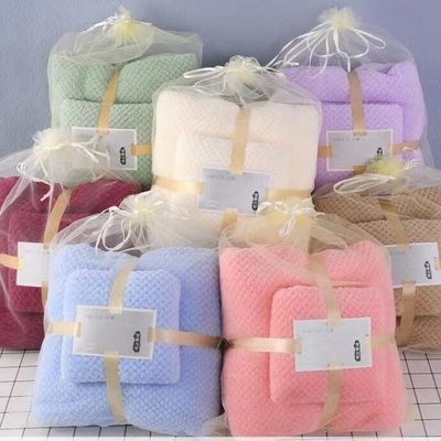 Zachte huidvriendelijke handdoek voor bruiloft Kerstcadeau Customized Packaging Logo Souvenir