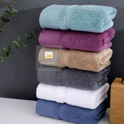 600 gram handdoekstel Luxe Custom Dikke Fluffy Zachte Terry 3pcs Badkamer Bad 100% katoen