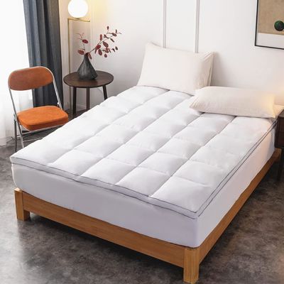 Extra dik katoen en polyester matras met ademend 7D spiraalvezelvulling