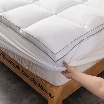 Extra dik katoen en polyester matras met ademend 7D spiraalvezelvulling