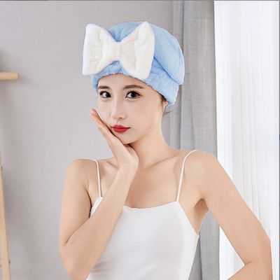 Huis Haar Turban Dubbellaag Microfiber Haar Wrap Handdoek Verschillende kleuren voor keuze