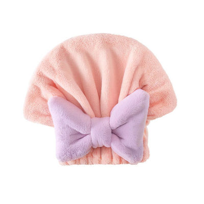 Huis Haar Turban Dubbellaag Microfiber Haar Wrap Handdoek Verschillende kleuren voor keuze