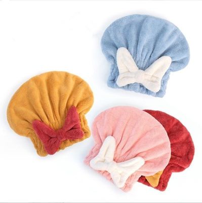 Huis Haar Turban Dubbellaag Microfiber Haar Wrap Handdoek Verschillende kleuren voor keuze