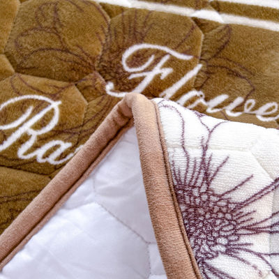 Verdikte warme winterdekens 4 stukken Set lamsvlies en melkvlies Plush beddekken