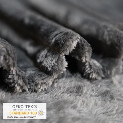 Elegant superzacht geverfd Polar Fleece Moderne Solid Color Throw Blanket voor beddengoed