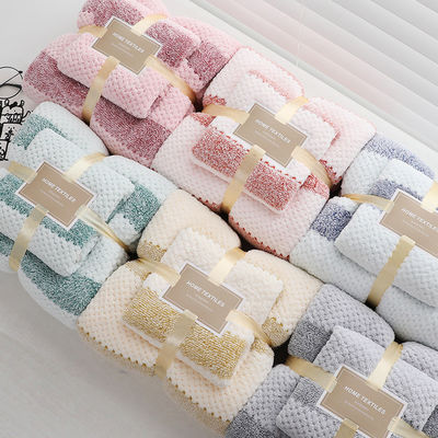 Luxe badhanddoek set met multi-purpose reiniging microfiber doek en geïmporteerde onderdelen