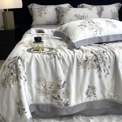 Nationale normen Kleurvastheid Graad 300TC/60S*60S Tencel bedden sets voor de Dubai markt
