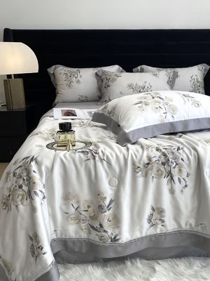 Nationale normen Kleurvastheid Graad 300TC/60S*60S Tencel bedden sets voor de Dubai markt