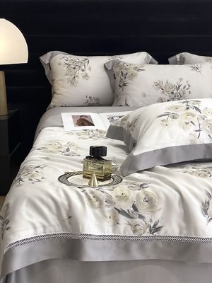 Nationale normen Kleurvastheid Graad 300TC/60S*60S Tencel bedden sets voor de Dubai markt