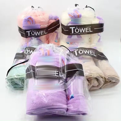 Vierkant microfiber baddoek voor kinderen met zacht absorberend materiaal en 3D dierpatroon