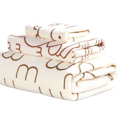 Direct verkoopt Microfiber 3 stukken handdoek set Custom bad handdoek cadeau set Alle voordelen