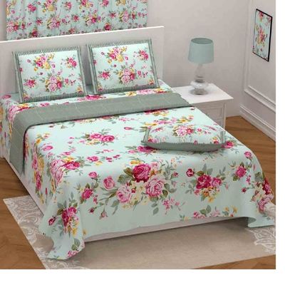 108 x 108 Inches Custom Made Joint-Free Double Bed Sheet in Twill Cotton voor bruiloften