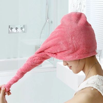 Home Custom Logo Microfiber haardroger handdoek Wrap Turban voor snel drogen