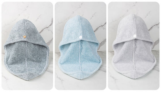 Home Custom Logo Microfiber haardroger handdoek Wrap Turban voor snel drogen