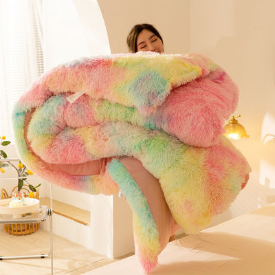 All-Season verdikte winterdekt met lang haar mink fluweel en 100% polyester warmte