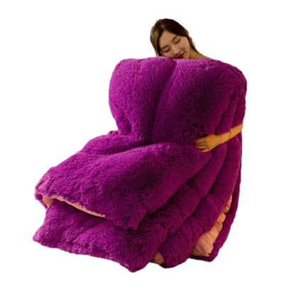 All-Season verdikte winterdekt met lang haar mink fluweel en 100% polyester warmte