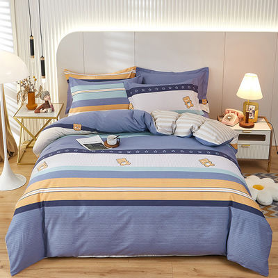 Meerdere kleuren 100% katoen dubbel beddengoed set king size dekbed voor thuis hotel