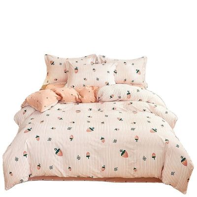 Meerdere kleuren 100% katoen dubbel beddengoed set king size dekbed voor thuis hotel