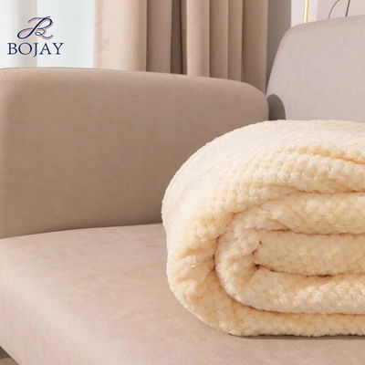 Office Nap Flannel Coral Fleece Gooi Warming Blanket voor de winter Customized Design