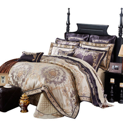 Voeg een vleugje luxe toe aan uw hotel met deze duurzame Europese Jacquard Set