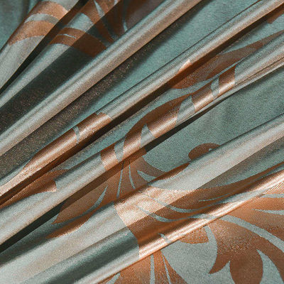 Europese stijl Luxe Satin Silk Hotel Uitstekende Jacquard Bedden Set Solid Voordeel