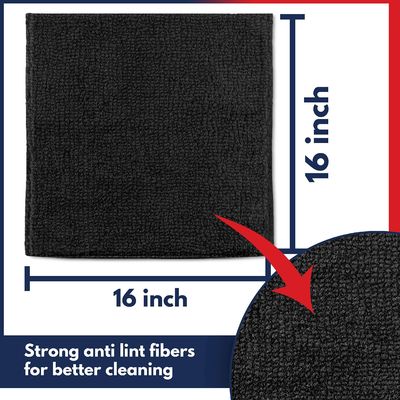 Gepersonaliseerde microvezelreinigingsdoek voor het polijsten van auto's 80% polyester 20% polyamide