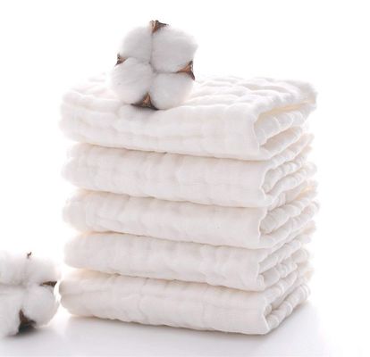 Duurzame 100% katoen mosselen vierkante voor unisex baby herbruikbare mosselen gezichtsdoek