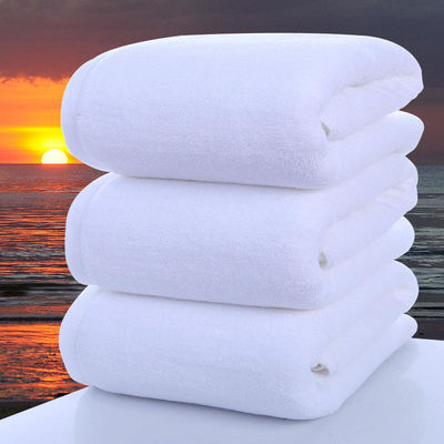 100% katoenen dikke handdoek 80*180cm Multi Size 21S Witte zachte baddoek 600g voor de zomer