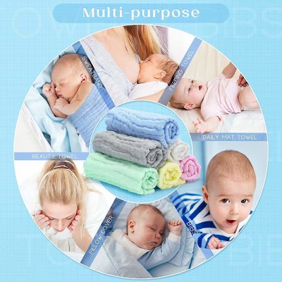 Baby Registry Must-Haves Vierkante baby wasdoeken Set zacht en zacht 12 x 12 inch