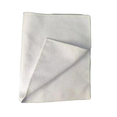 WITTE Wafel Weave Theetowel Sublimatie Leeg Keukenhanddoek voor op maat gedrukt