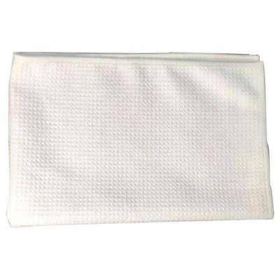 WITTE Wafel Weave Theetowel Sublimatie Leeg Keukenhanddoek voor op maat gedrukt