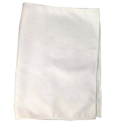 WITTE Wafel Weave Theetowel Sublimatie Leeg Keukenhanddoek voor op maat gedrukt
