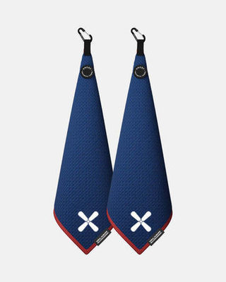 18x18 inch Solid Color Golf Handdoek Magnetische wafels Microfiber handdoek met magneet