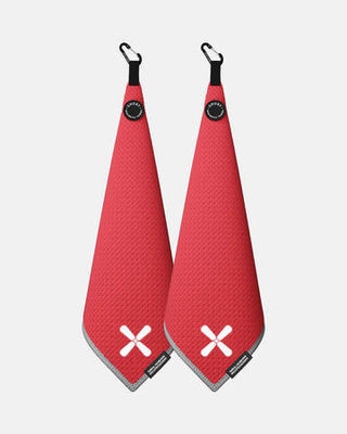18x18 inch Solid Color Golf Handdoek Magnetische wafels Microfiber handdoek met magneet