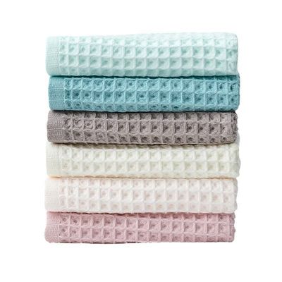 30*34cm herbruikbare wafel geweven keukenhanddoeken 100% katoenen schotel voor uw schoonmaakbehoeften
