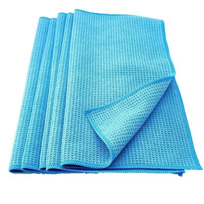 Polyester Microfiber Car Care Product 380 GSM Wafel weefsel droog handdoeken voor detail