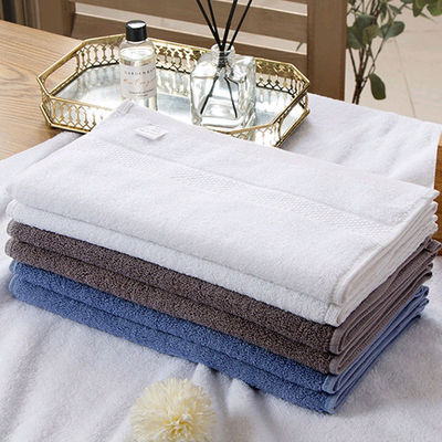 5 Star Hotel 100% Cotton Spa Face Hand Bath Towel Sets met Custom Logo en Solid Color
