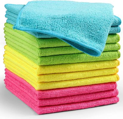 80% polyester 20% polyamide microfiber handdoek voor autoverwasser en keuken reiniging handdoeken