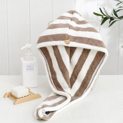 Hoog absorberende microvezel haardroger Turban voor snel droog krullend lang dik haar